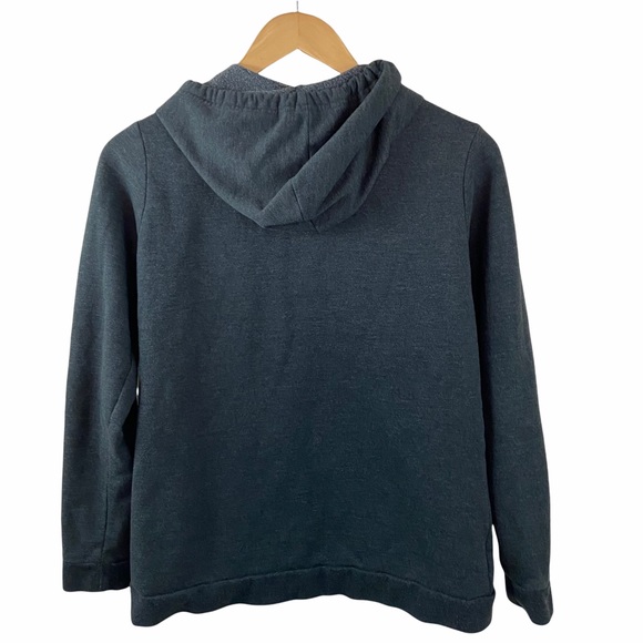 Eddie Bauer Grey Full Zip Drawstring Hoodie Sz S - Picture 8 of 8